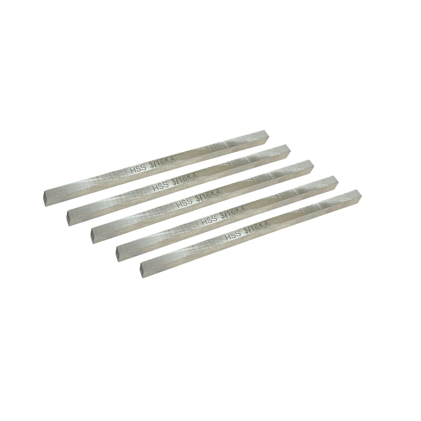 5 x 3/16″ x 3/16″ x 4″ long hss Tool Steel 3/16" square (grade 6532)