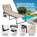 Villey Heavy Duty Outdoor Oversize Chaise Lounge Folding Lounge Chair