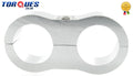AN -10 (AN10 AN 10) 20mm Silver Billet Hose Separator