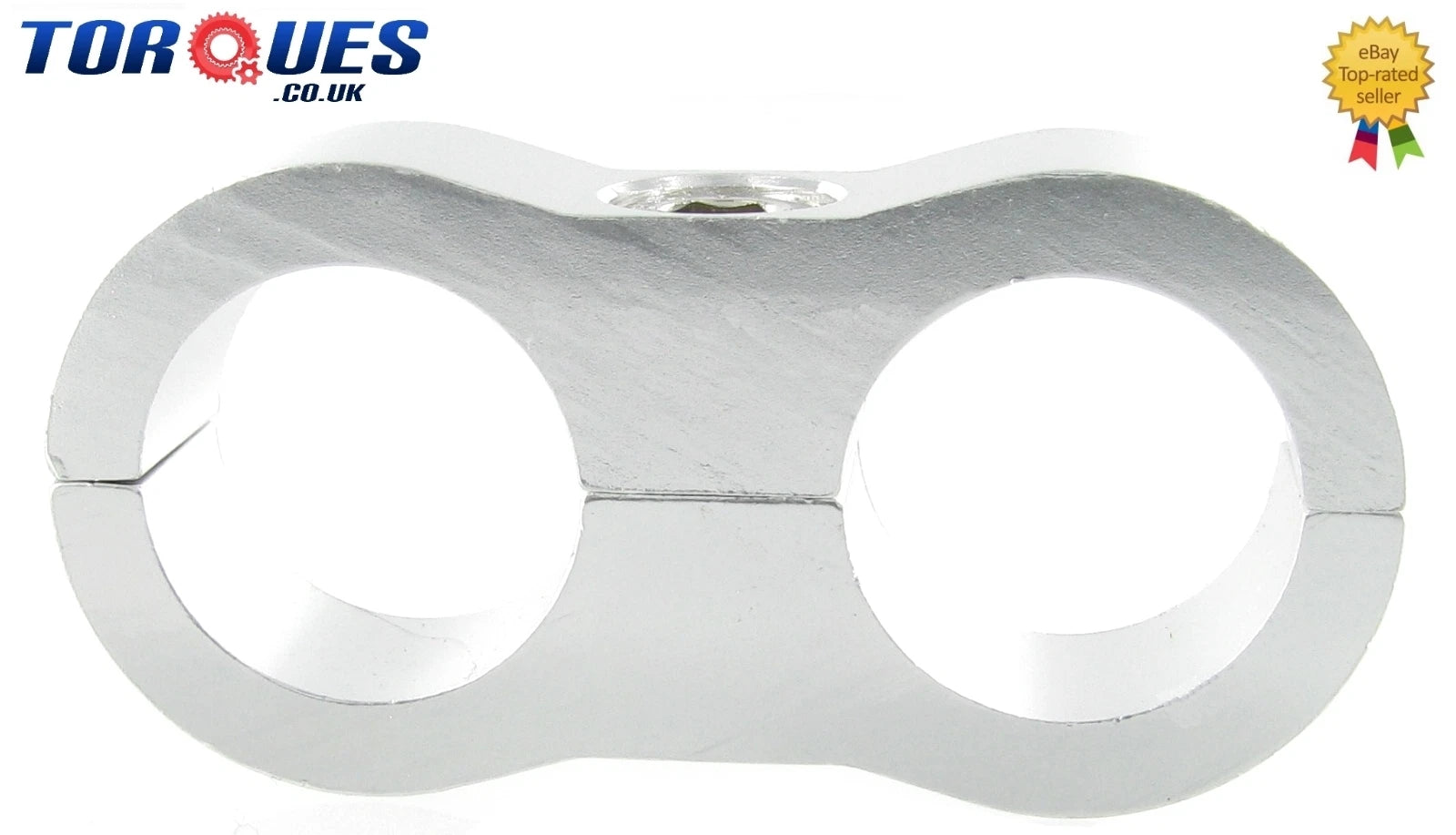 AN -10 (AN10 AN 10) 20mm Silver Billet Hose Separator