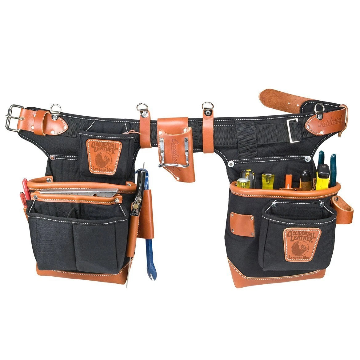 Occidental Leather 9850 Adjust-to-fit Fatlip Tool Bag Belt Set