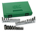 Sk Tools 1/4", 3/8" And 1/2" Drive Torx Bit Socket Set (19763)