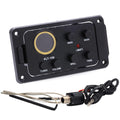 4 Band Acoustic Guitar Pickup Tuner Preamp Eq Piezo For Ukulele