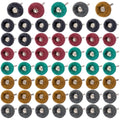 1 Inch Polishing Wheels With 18 Inch Handle For Detailed Work On