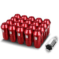 J2 Aluminum Red M12 X1.5 24mm Diameter 50mm Height | Built Supply Co