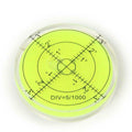 Bullseye Precision Spirit Level Large Round Circular Bubble Vial 65mm