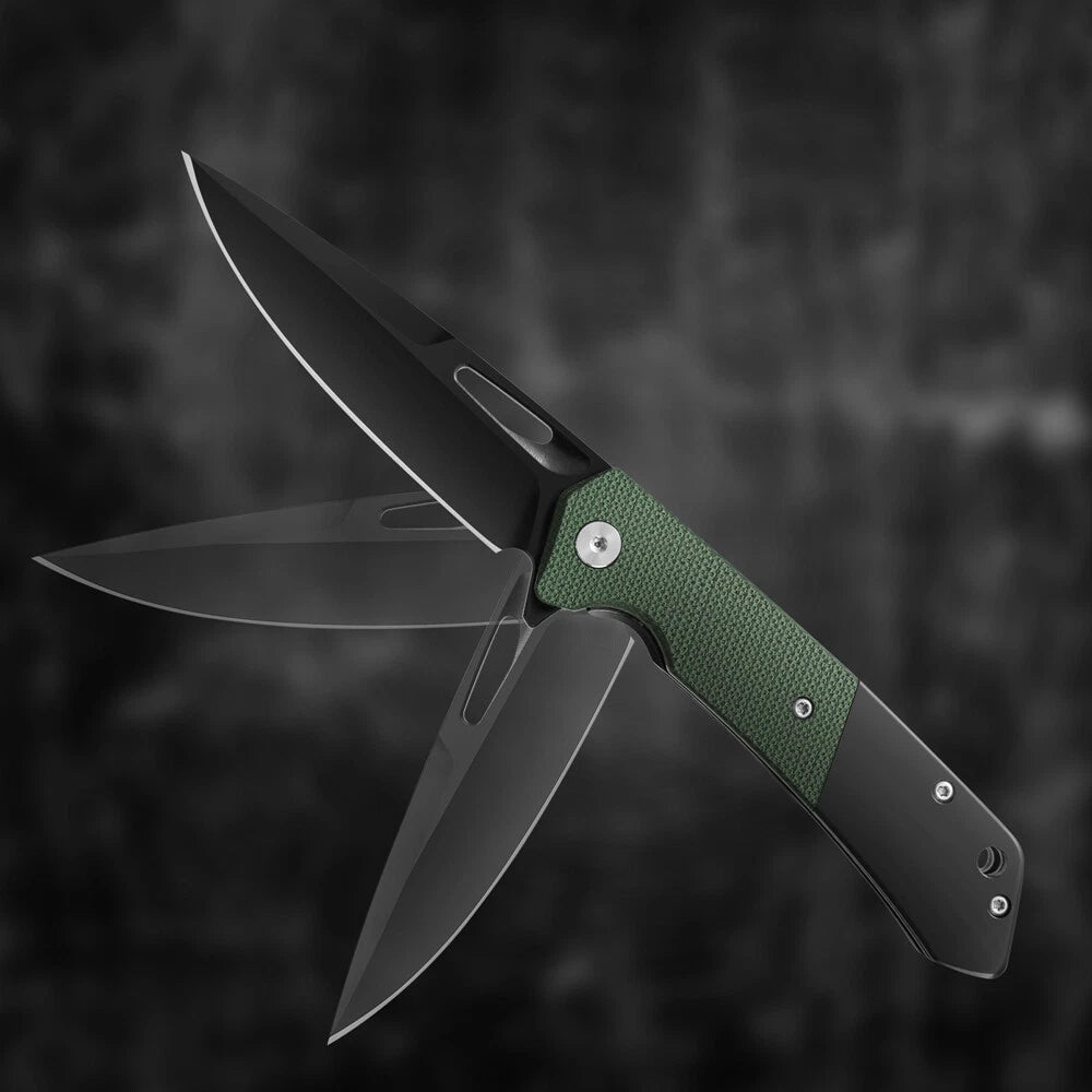 Flissa Folding Pocket Knife With Sandvik 14c28n Blade Knife