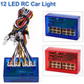 4.8~6V Multi-mode Remote Control 12 Led Light Kit For 1/10 1/8 Rc Car