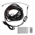 6Pcs RGB LED Underglow Car Lights with Dream Color Chasing Neon Light Kit Strips