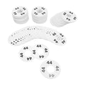Hangers Retail Clothing Rack 3-1/2" Round Plastic Size 44 Dividers