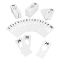 Hangers Retail Clothing 2" X 5" Rectangular Plastic Size 26 Dividers