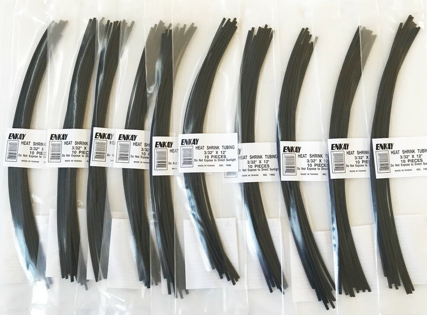 100 FEET 3/32" ENKAY HEATSHRINK TUBING HEAT SHRINK WIRE