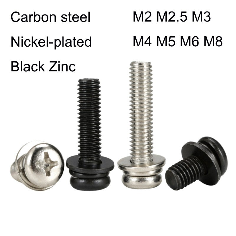 Cross Hex Bolts & Washers Set