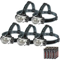 Everbrite 5pack Led Headlamp Pivoting Head W/adjustable Headband 4