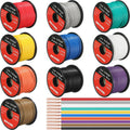 10 Pcs 14 Gauge Wire 100 Ft per Roll (1000 Ft Total) Automotive