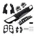 Amg Rear Diffuser Kit For Mercedes C63 C43 Coupe 2015-21 Black Chrome