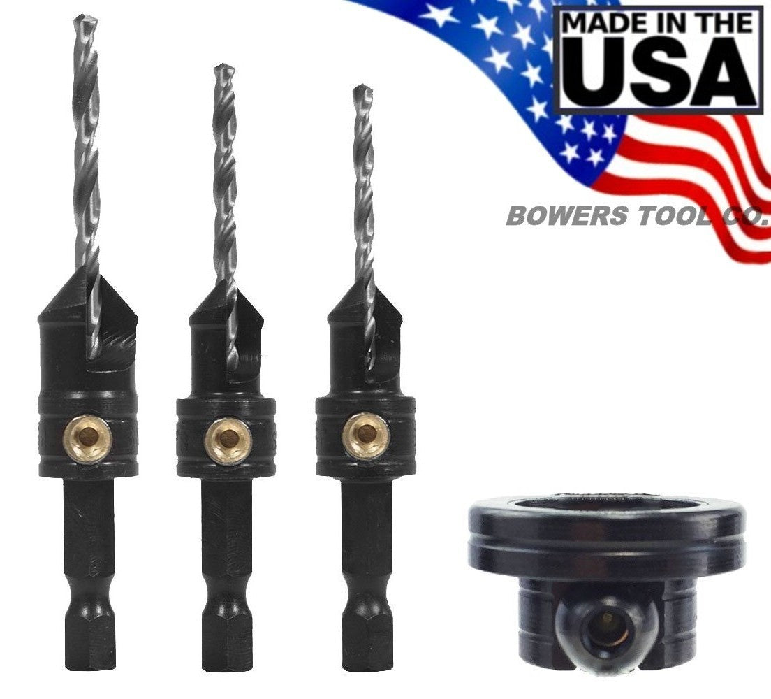 Snappy 3pc Countersink Drill Bit Set
