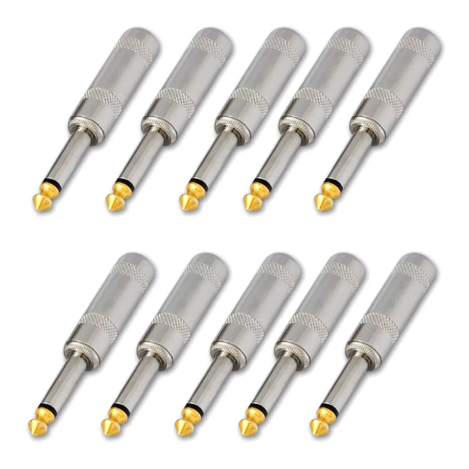 1/4 11mm Outer Diameter Mono Male Audio Speaker 6.35 Connector Plug