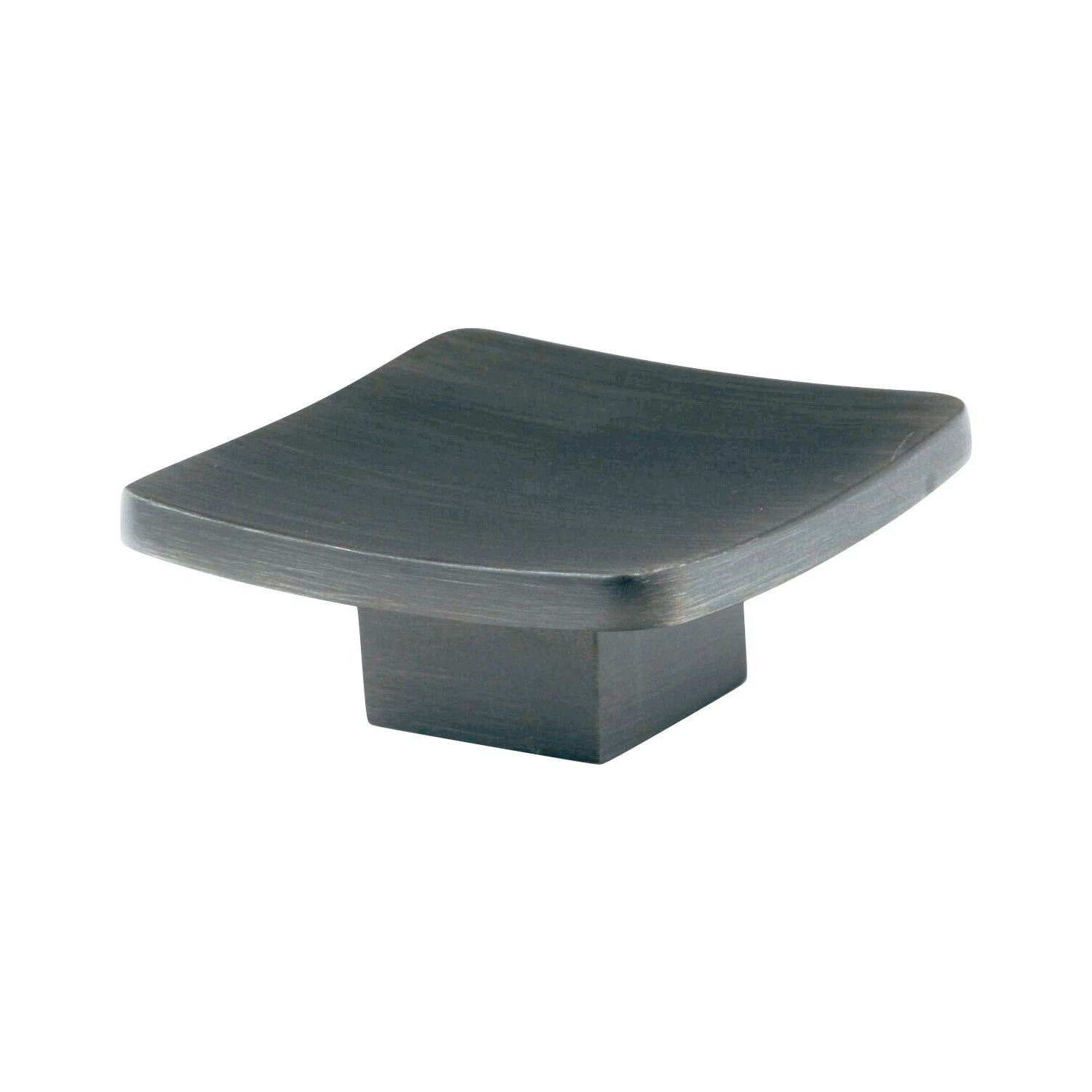 Zen Square Style 2-1/4" Antique Nickel Kitchen Cabinet Dresser Knob