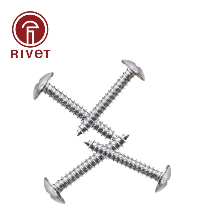 316 Jisb1122t St3.9 Truss Self Tapping Screws Round Screw Large Cross