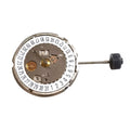 19.40mm 1-jewel 7021 Quartz Watch Movement 3 Hands Date At 6 O'clock
