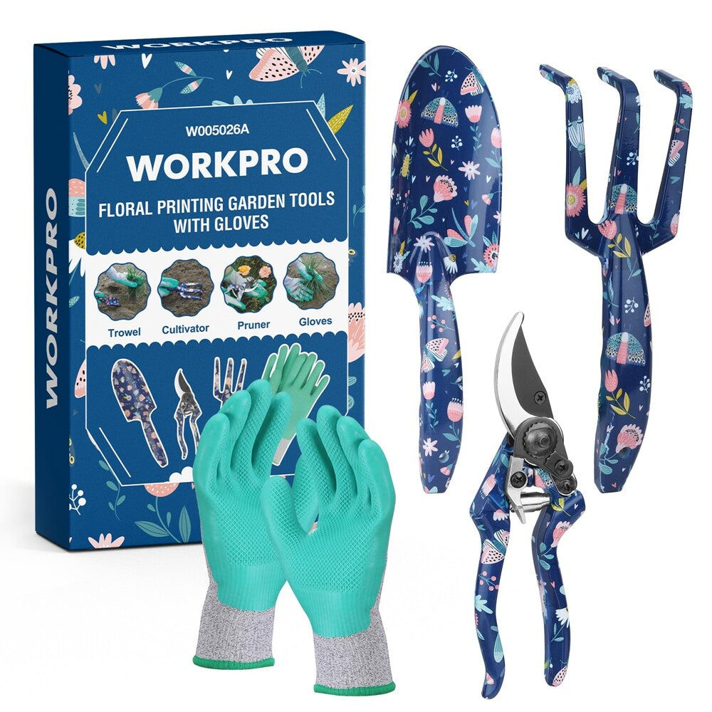 WORKPRO 4PCS Garden Tool Set by WORKPRO