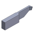 Carbide internal  boring bar R0.005" x 0.187 shank aluminum plastic USA