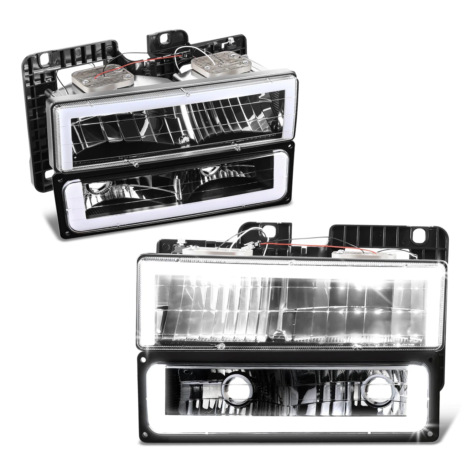 Fit 88-00 Chevy Blazer Gmc C/k Tahoe Drl Led | Built Supply Co