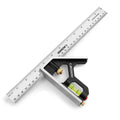 Arrow 12" Combination Square Stainless Steel Ruler