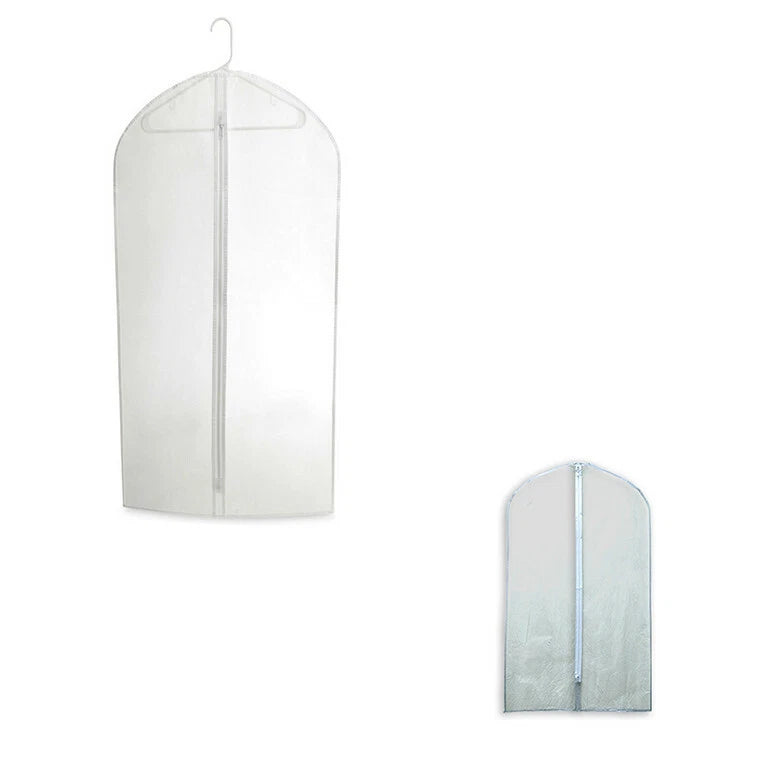 Clear Vinyl Suit Bag Garment Bags With Zipper For Travel 24x40 Inch