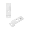 Utility Hooks - Single Slatwall Notch Hook - White - Pack 2