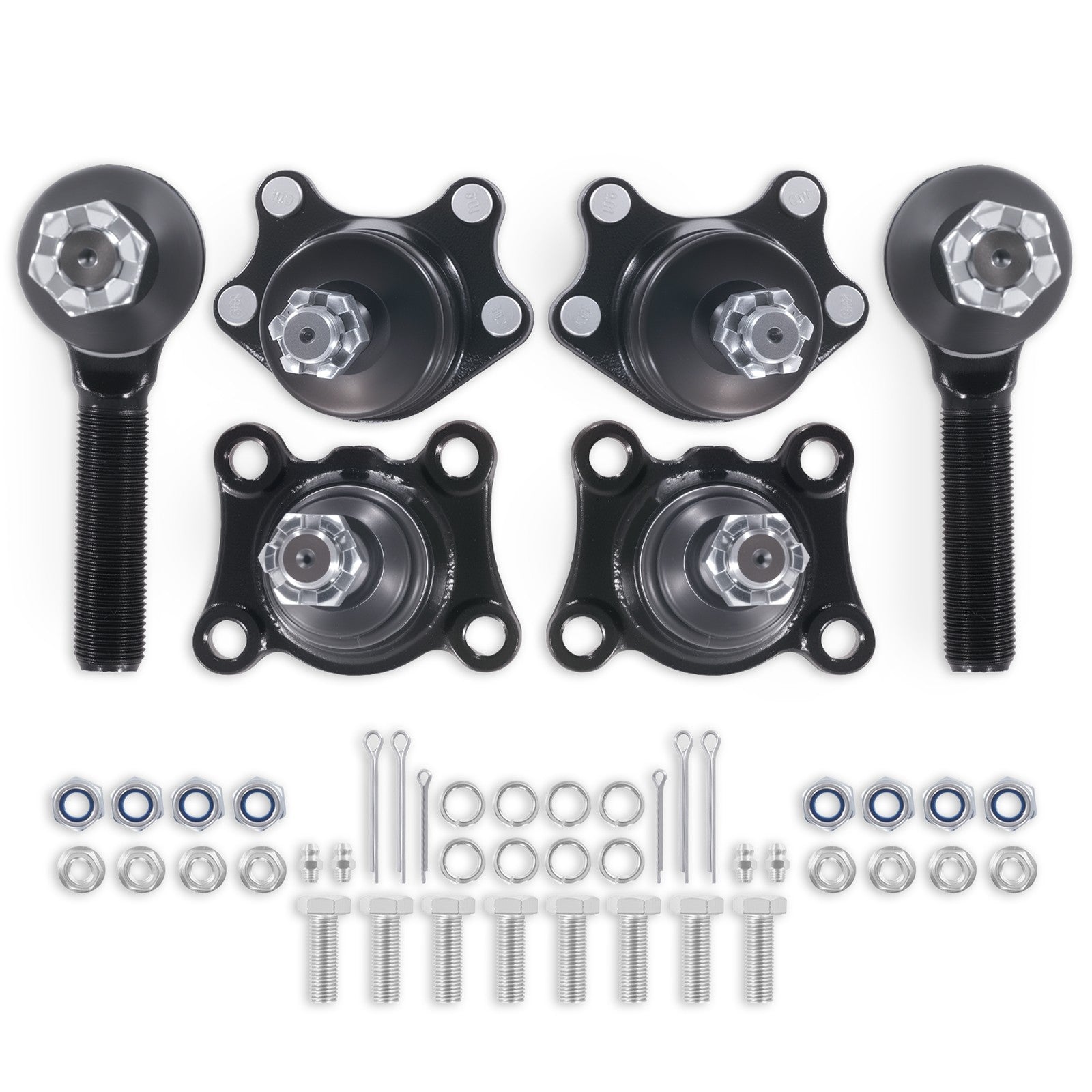 6pc Front Upper Lower Ball Joints Tie Rods for 4Runner Pickup T100 4WD