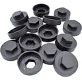 Timco Hex 16mm 5/16" Push On Corrugated Roofing & Cladding Screw Caps