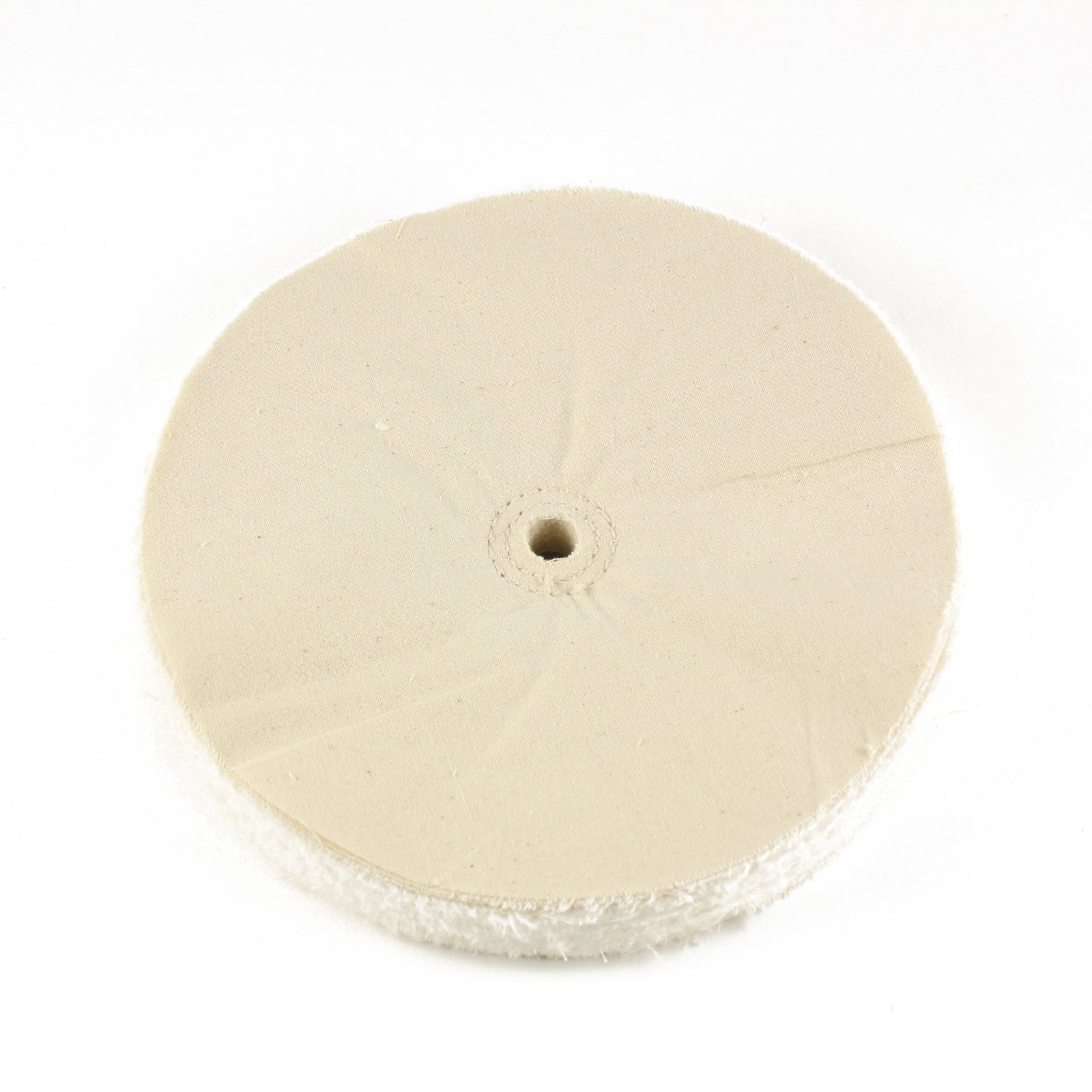 8" x 1/2" Arbor Hole - 60 Ply Loose Polishing Muslin Cotton Buffing