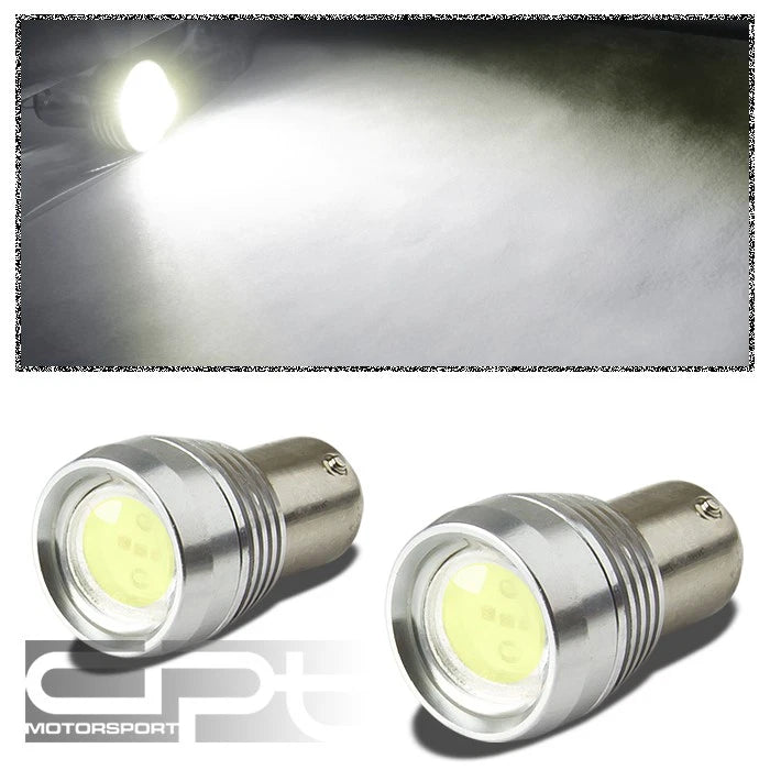 X2 1157 3W Cree Q5 Bright White Led Concave Lens