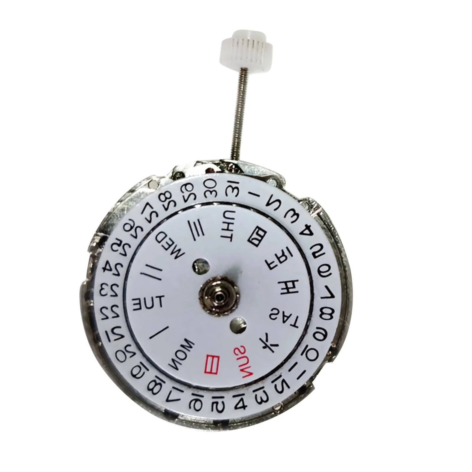 Automatic Mechanical Watch Movement Double Calendar 3 Hands For 2813