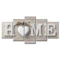 Unframed Home Sign Canvas Wall Art Prints For Stylish Home Decor