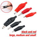 Insulated Crocodile Clips for Battery Connectors