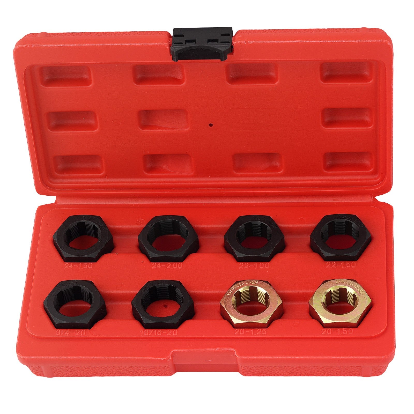 8pc Axle Thread Tool for FWD Vehicles M24 M22 M20 Fractional Metric