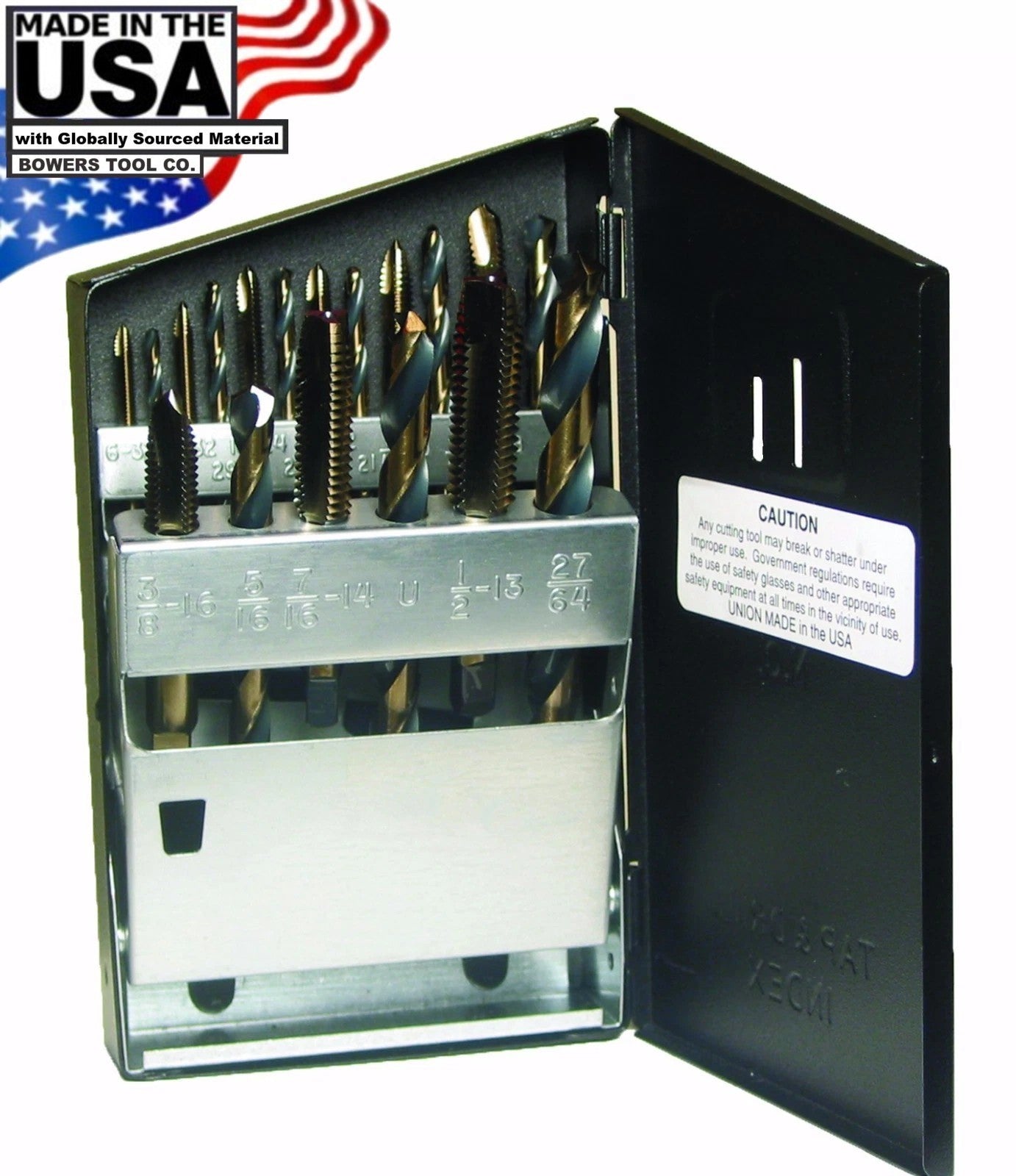 Norseman 18pc Dill & Tap Set Spiral Point NF