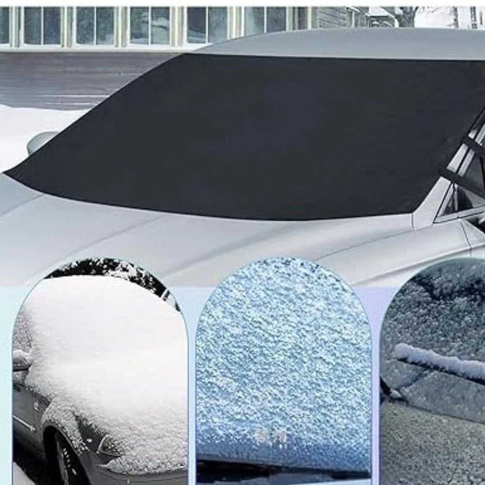 Windshield Cover For Most Cars - Strong Oxford Fabric 63 X 47 X 75