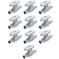 10 Pack  XFITTING 1/2" Pex B X 1/2" Pex Ball Valve Mini