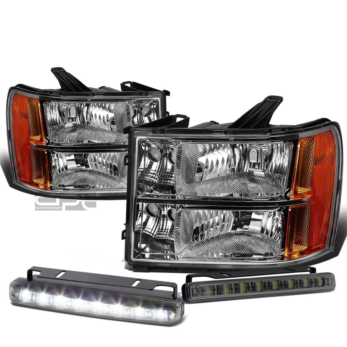 Chrome Amber Corner Head+bumper+sm<wbr/>oked Led | Built Supply Co