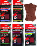 Dekton 1/3 Sanding Pads Rectangular Sheets 40 60 80 120 or Mixed Grit