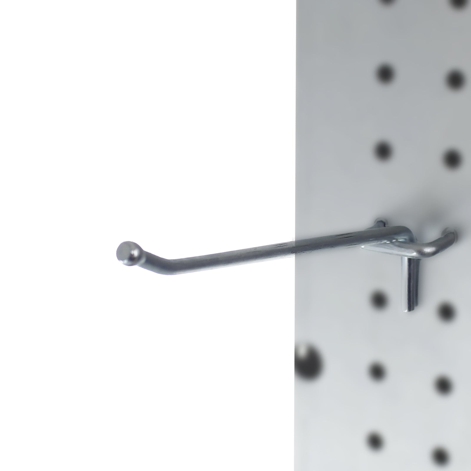 Presa Heavy Duty Metal Peg Board Shelving Hooks (2, 4, 6, 8-in long)