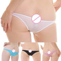 Stylish And Comfortable Womens See Through Ice Silk Low Waist
