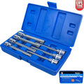 Extra Long Reach Torx Star Socket Set Key 3/8 Inch Drive Blue Spot
