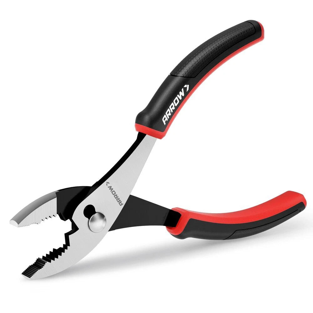 Arrow 8-inch Slip Joint Plier 3-zone Jaw High Carbon Steel Pliers
