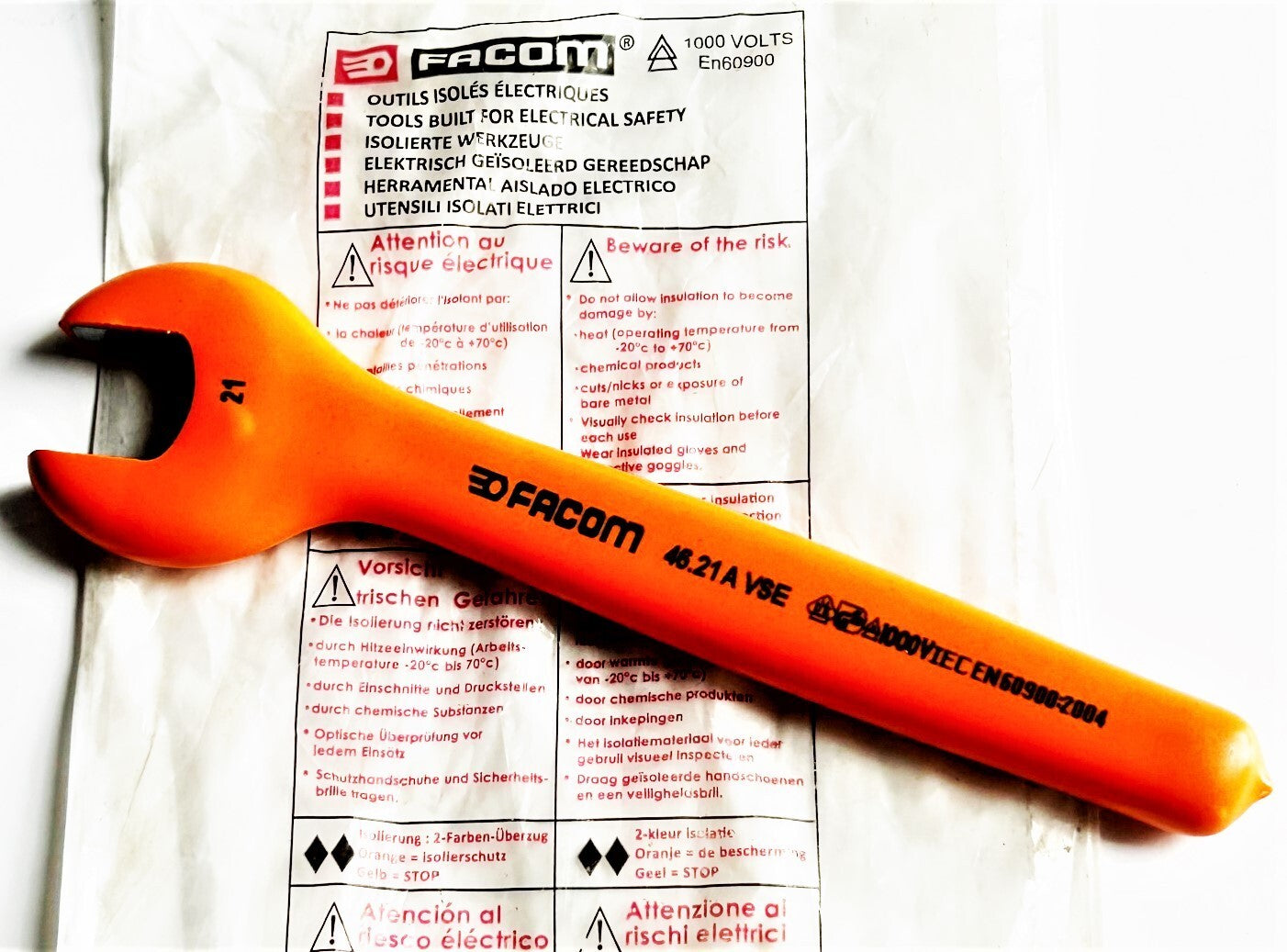 Facom 1000 Volt VDE Insulated Wrench