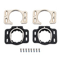 1pair New Aluminum Alloy Bicycle Cycling Shoe Cleat Cover For